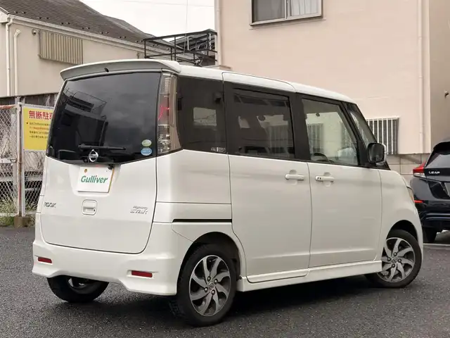 日産 ルークス ハイウェイスター ターボ LTD 東京都 2011(平23)年 7万km スノーパールホワイト 禁煙/社外ナビ【AVN558HD】/（DVD/ワンセグ）/バックカメラ/ターボ/両側パワースライドドア/フロアマット/ETC/取扱説明書/保証書
