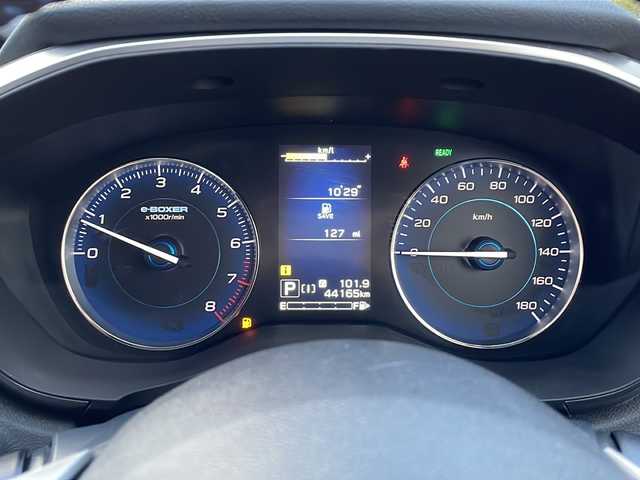 スバル ＸＶ ハイブリッド アドバンス 青森県 2018(平30)年 4.5万km ラグーンブルーP ・4WD/・衝突軽減ブレーキ/・ブラインドスポットモニター/・レーンキープアシスト/・レーダークルーズコントロール/・社外SDナビ/・フルセグ/・バックカメラ/・ドライブレコーダー/・ETC/・パドルシフト/・オートブレーキホールド/・オートマチックハイビーム/・ハーフレザーシート/・前席パワーシート/・LEDヘッドライト/・LEDフォグ/・ルーフレール/・革巻きステアリング/・プッシュスタート/・スマートキー/・純正18AW/・保証書・取説あり