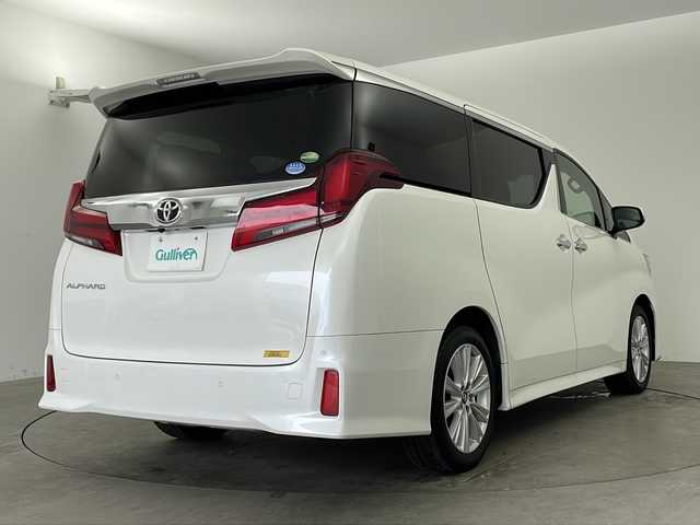 トヨタ アルファード S Aパッケージ 兵庫県 2018(平30)年 2.3万km ホワイトパールクリスタルシャイン ・Carrozzeria10インチナビ/‐Bluetoothオーディオ/‐CD/DVD再生/‐SDミュージックサーバー/‐USB接続/‐フルセグテレビ/・バックカメラ/・トヨタセーフティセンス/-プリクラッシュセーフティ/-ロードサインアシスト/-レーダークルーズコントロール/-レーンキープアシスト/-オートマチックハイビーム/・両側パワースライドドア/・ビルトインETC/・助手席スーパーロングスライドシート/・デジタルインナーミラー/・LEDヘッドライト/・オートライト/・オートマチックハイビーム/・LEDフォグランプ/・三列シート/・オットマン/・純正フロアマット/・純正アルミホイール/・nanoeエアコン/・横滑り防止機能/・盗難防止装置/・前後コーナーセンサー/・W＋サイドエアバック/・カーテンエアバック/・電動パーキング/・オートブレーキホールド/・クリアランスソナー/・エンジンスタートボタン/・スマートキー/・スペアキー/・WACエアコン/・MTモード付AT/・イルミネーテッドエントリーシステム