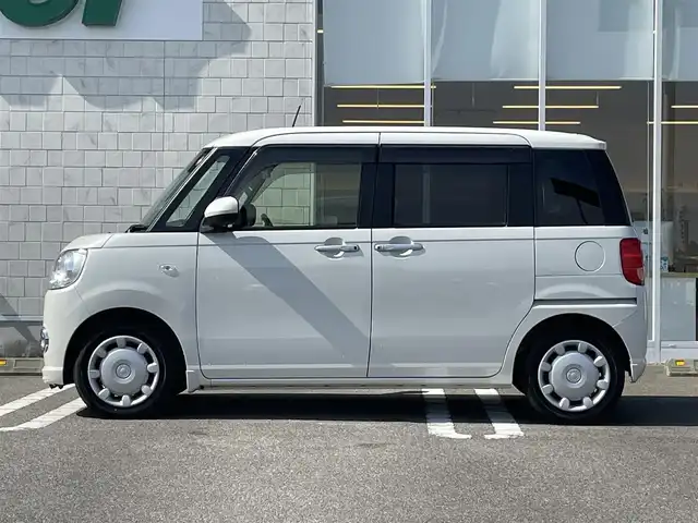 ダイハツ ムーヴ キャンバス G SA Ⅲ 宮崎県 2022(令4)年 1.6万km パールホワイトⅢ 純正SDナビ/（CD/DVD/AM/FM/BT/USB)/フルセグTV/バックカメラ/ステアリングスイッチ/両側パワースライドドア/横滑り防止機能/衝突防止機能/オートハイビーム/純正ドライブレコーダー/ETC
