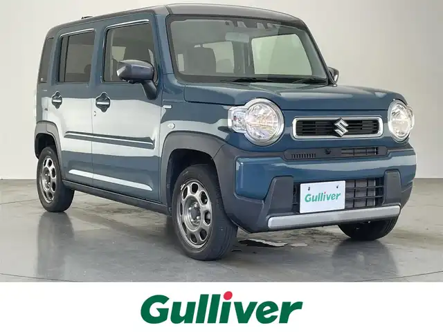 スズキ ハスラー HYBRID G 愛知県 2021(令3)年 2.1万km デニムブルー ガンメタリック 2トーン 純正９型ナビ　全方位カメラ　ＥＴＣ　禁煙車　レーダーブレーキサポート　衝突軽減　レーンキープ　オートライト　ドラレコ　シートヒーター　Ｂｌｕｅｔｏｏｔｈ　フルセグＴＶ　ＤＶＤ再生　アイドリングストップ　プッシュスタート　スマートキー　AAC