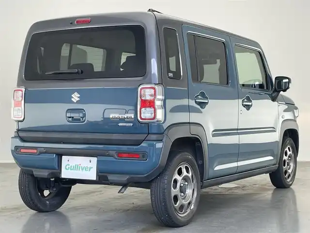 スズキ ハスラー HYBRID G 愛知県 2021(令3)年 2.1万km デニムブルー ガンメタリック 2トーン 純正９型ナビ　全方位カメラ　ＥＴＣ　禁煙車　レーダーブレーキサポート　衝突軽減　レーンキープ　オートライト　ドラレコ　シートヒーター　Ｂｌｕｅｔｏｏｔｈ　フルセグＴＶ　ＤＶＤ再生　アイドリングストップ　プッシュスタート　スマートキー　AAC