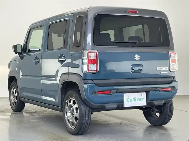 スズキ ハスラー HYBRID G 愛知県 2021(令3)年 2.1万km デニムブルー ガンメタリック 2トーン 純正９型ナビ　全方位カメラ　ＥＴＣ　禁煙車　レーダーブレーキサポート　衝突軽減　レーンキープ　オートライト　ドラレコ　シートヒーター　Ｂｌｕｅｔｏｏｔｈ　フルセグＴＶ　ＤＶＤ再生　アイドリングストップ　プッシュスタート　スマートキー　AAC