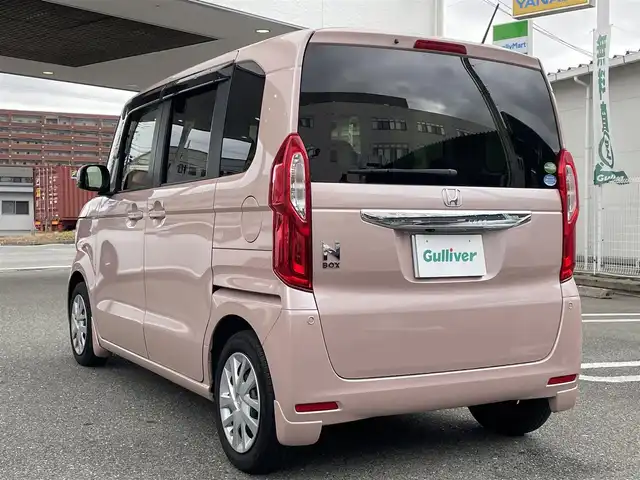 ホンダ Ｎ ＢＯＸ G ホンダセンシング 福岡県 2019(令1)年 5.3万km ピーチブロッサムパール ワンオーナー/純正ディーラーナビ/（Gathers:VXU-195NBi）/8インチナビ/フルセグTV/Bluetooth対応/FM/AM/クルーズコントロール/バックカメラ/両側スライドドア/ビルトインETC/ドライブレコーダー（前後）/ドアバイザー/プッシュスタート/純正フロアマット/アイドリングストップ/衝突軽減システム/保証書/取扱説明書/スペアキー/スマートキー