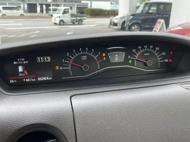 ホンダ Ｎ ＢＯＸ G ホンダセンシング 福岡県 2019(令1)年 5.3万km ピーチブロッサムパール ワンオーナー/純正ディーラーナビ/（Gathers:VXU-195NBi）/8インチナビ/フルセグTV/Bluetooth対応/FM/AM/クルーズコントロール/バックカメラ/両側スライドドア/ビルトインETC/ドライブレコーダー（前後）/ドアバイザー/プッシュスタート/純正フロアマット/アイドリングストップ/衝突軽減システム/保証書/取扱説明書/スペアキー/スマートキー