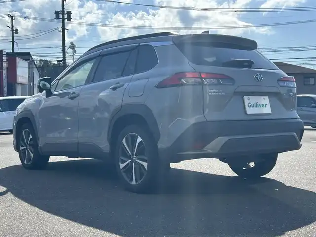 トヨタ カローラ クロス ハイブリッド Z 鹿児島県 2022(令4)年 9.6万km セメントグレーメタリック ワンオーナー/トヨタセーフティセンス/-プロアクティブドライビングアシスト/-プリクラッシュセーフティー/-レーダークルーズコントロール/-レーントレーシングアシスト/-パーキングサポートブレーキ/純正ナビ/(Bluetooth/フルセグTV/DVD)/バックカメラ/LEDヘッドライト/前後ドライブレコーダー/シートヒーター/純正18インチアルミホイール/スマートキー/ETC