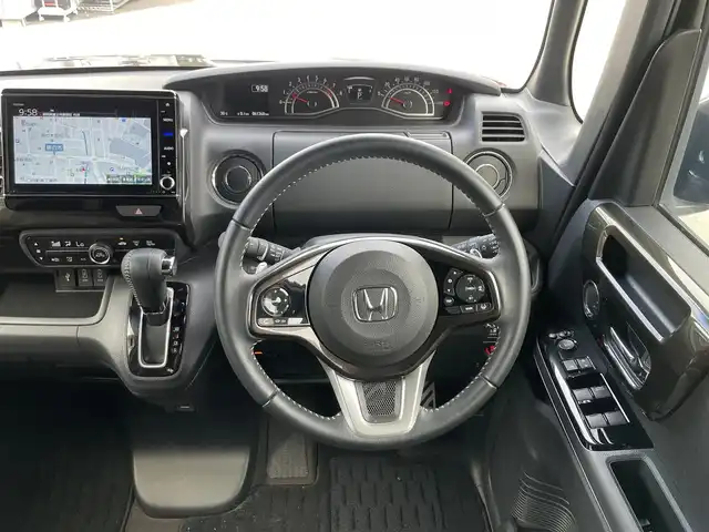 ホンダ Ｎ ＢＯＸ カスタム G EX ターボ ホンダセンシング 静岡県 2020(令2)年 6.2万km クリスタルブラックパール １オーナー/衝突軽減Ｂ　/車線逸脱警告　/ＡＣＣ　/オートハイビーム　/リアセンサー　/Ｇａｔｈｒｅｓナビ　/地デジ　/Ｂカメラ　/両側パワスラ　/パドルシフト　　/ステアリングスイッチ　/ハーフレザーシート/前席シートヒーター　/純正エンジンスターター/ウィンカーミラー /純正15インチAW/スマートキー/スペアキー /保証書/取説