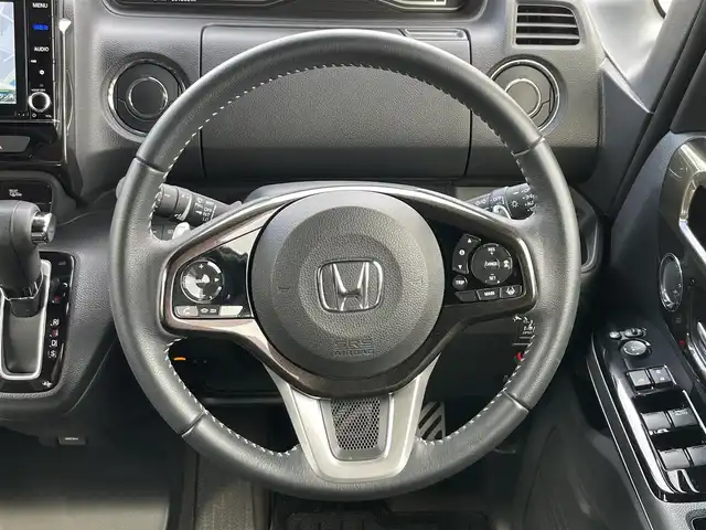 ホンダ Ｎ ＢＯＸ カスタム G EX ターボ ホンダセンシング 静岡県 2020(令2)年 6.2万km クリスタルブラックパール １オーナー/衝突軽減Ｂ　/車線逸脱警告　/ＡＣＣ　/オートハイビーム　/リアセンサー　/Ｇａｔｈｒｅｓナビ　/地デジ　/Ｂカメラ　/両側パワスラ　/パドルシフト　　/ステアリングスイッチ　/ハーフレザーシート/前席シートヒーター　/純正エンジンスターター/ウィンカーミラー /純正15インチAW/スマートキー/スペアキー /保証書/取説
