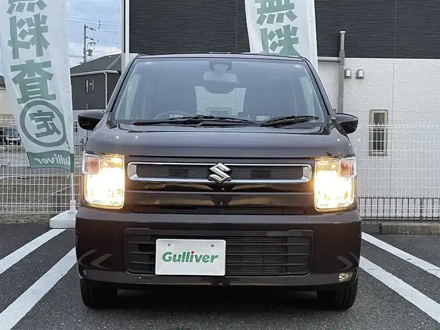 スズキ ワゴンＲ HYBRID FX 三重県 2021(令3)年 1.6万km アーバンブラウンパールメタリック 登録時15492km/禁煙車/社外ナビ【MDV-D310】/（AM/FM/TV/Bluetooth）/ワンセグTV/バックカメラ/シートヒーター/衝突軽減システム/レーンキープアシスト/コーナーセンサー/オートライト/アイドリングストップ/プッシュスタート/スペアキー