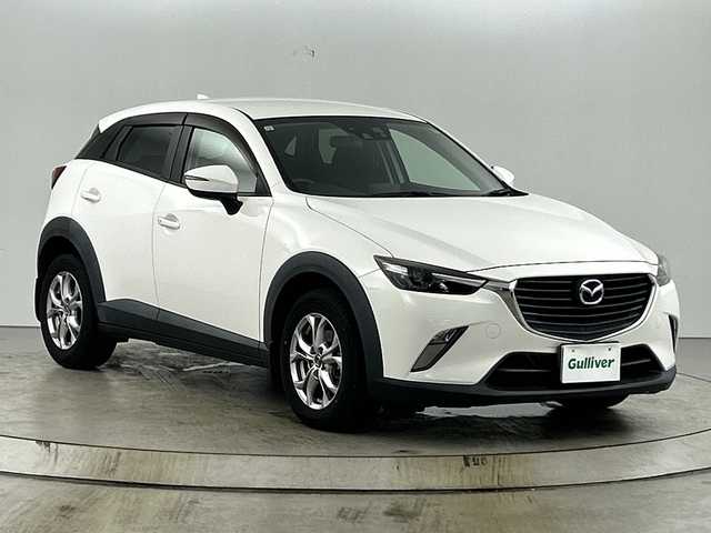 マツダ ＣＸ－３ XD 愛知県 2015(平27)年 2.8万km クリスタルホワイトパールマイカ メーカーオプション/セーフティパッケージ/(BSM/車線逸脱警報/ハイビームコントロールシステム)/LEDコンフォートパッケージ/（クルーズコントロール/LEDヘッドライト）/装備/純正7インチＳＤナビ/（ＤＶＤ/ＣＤ/フルセグ/Bluetooth/ＡＭ/ＦＭ）/スマートシティブレーキサポート/バックカメラ/スマートキー/ＬＥＤライト/純正１６インチＡＷ/純正フロアマット/横滑り防止