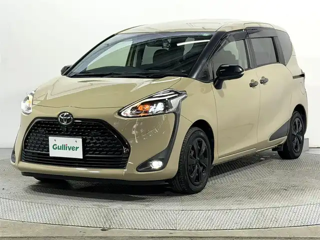 トヨタ シエンタ G グランパー 大阪府 2019(令1)年 4.6万km ベージュ ナビTV 360カメラ フリップダウンモニター シートヒーター ハンドルヒーター 衝突軽減ブレーキ レーンアシスト オートハイビーム 両側パワースライドドア クリアランスソナー 前後ドライブレコーダー ETC