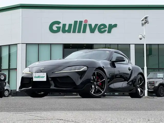 トヨタ スープラ 愛媛県 2020(令2)年 7.1万km ブラックメタリック メーカーオプション純正ナビ/BT/AM・FM/フルセグTV/バックカメラ/ETC/前ドライブレコーダー/追従型クルーズコントロール/前席パワーシート・シートヒーター/LEDヘッドライト/パドルシフト/JBLサウンド/衝突軽減システム/横滑り防止装置/純正エアロパーツ