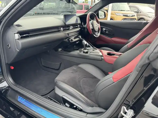 トヨタ スープラ 愛媛県 2020(令2)年 7.1万km ブラックメタリック メーカーオプション純正ナビ/BT/AM・FM/フルセグTV/バックカメラ/ETC/前ドライブレコーダー/追従型クルーズコントロール/前席パワーシート・シートヒーター/LEDヘッドライト/パドルシフト/JBLサウンド/衝突軽減システム/横滑り防止装置/純正エアロパーツ