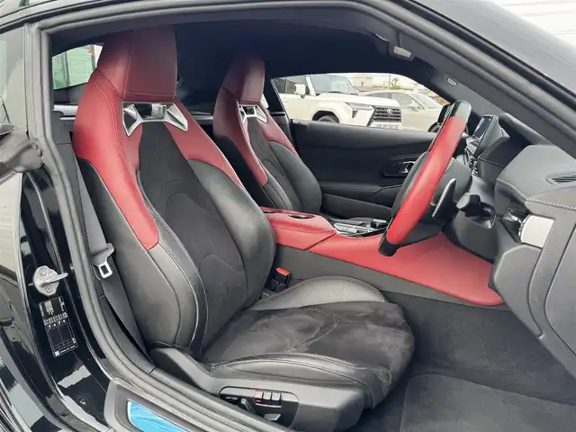 トヨタ スープラ 愛媛県 2020(令2)年 7.1万km ブラックメタリック メーカーオプション純正ナビ/BT/AM・FM/フルセグTV/バックカメラ/ETC/前ドライブレコーダー/追従型クルーズコントロール/前席パワーシート・シートヒーター/LEDヘッドライト/パドルシフト/JBLサウンド/衝突軽減システム/横滑り防止装置/純正エアロパーツ