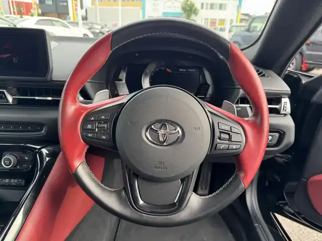 トヨタ スープラ 愛媛県 2020(令2)年 7.1万km ブラックメタリック メーカーオプション純正ナビ/BT/AM・FM/フルセグTV/バックカメラ/ETC/前ドライブレコーダー/追従型クルーズコントロール/前席パワーシート・シートヒーター/LEDヘッドライト/パドルシフト/JBLサウンド/衝突軽減システム/横滑り防止装置/純正エアロパーツ