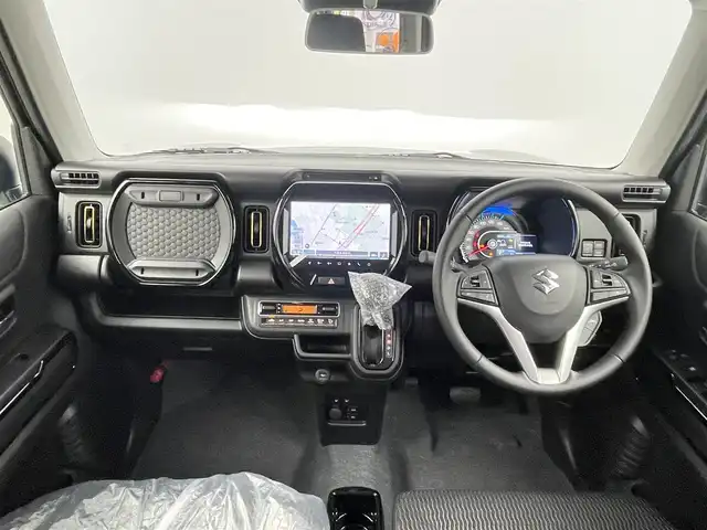 スズキ ハスラー HYBRID X 千葉県 2025(令7)年 0.1千km クールカーキPM 禁煙車/純正9インチナビ/・CD/DVD/BT/ACP/AA/フルセグ/デュアルカメラブレーキサポート/全方位カメラ/レーダークルーズコントロール/車線逸脱警報/前席シートヒーター/LEDヘッドライト/オートライト/オートハイビーム/コーナーセンサー/フォグランプ/スマートキー/スペアキー/アイドリングストップ/取扱説明書/保証書