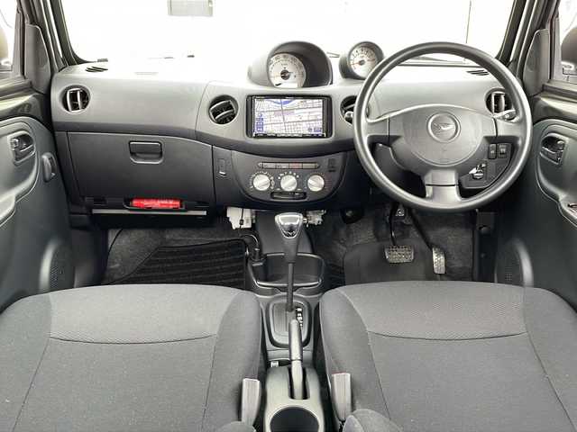 ダイハツ エッセ カスタム 道北・旭川 2010(平22)年 3万km ブラックマイカメタリック /４WD//禁煙車//純正フルエアロ//社外ナビ//フルセグTV/HDD/CD/DVD/SD/iPod//バックカメラ//前後ドライブレコーダー//社外AW付夏タイヤ積込み//ドアバイザー//電動格納式ミラー//フォグランプ//ミラーウインカー//スペアキー1本//取扱説明書