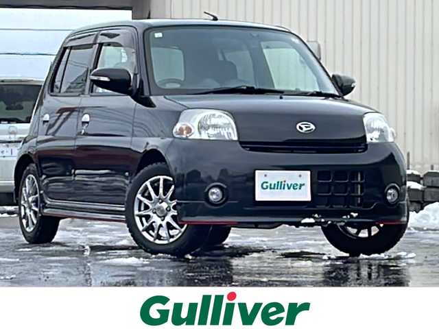 ダイハツ エッセ カスタム 道北・旭川 2010(平22)年 3万km ブラックマイカメタリック /４WD//禁煙車//純正フルエアロ//社外ナビ//フルセグTV/HDD/CD/DVD/SD/iPod//バックカメラ//前後ドライブレコーダー//社外AW付夏タイヤ積込み//ドアバイザー//電動格納式ミラー//フォグランプ//ミラーウインカー//スペアキー1本//取扱説明書