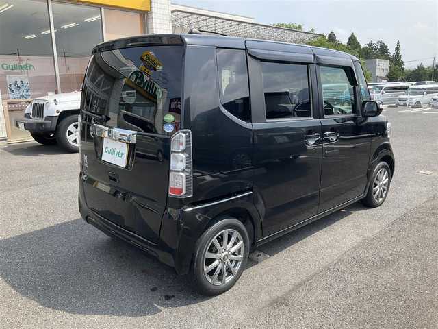 ホンダ Ｎ ＢＯＸ G Lパッケージ 滋賀県 2014(平26)年 11万km スマートブラック ケンウッド7インチナビ/CD、ワンセグテレビ/バックカメラ/ETC/片側パワースライドドア/フロアマット/プッシュスタート/ドアバイザー/ウィンカーミラー/取扱説明書/保証書