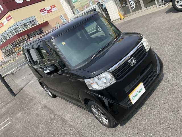 ホンダ Ｎ ＢＯＸ G Lパッケージ 滋賀県 2014(平26)年 11万km スマートブラック ケンウッド7インチナビ/CD、ワンセグテレビ/バックカメラ/ETC/片側パワースライドドア/フロアマット/プッシュスタート/ドアバイザー/ウィンカーミラー/取扱説明書/保証書