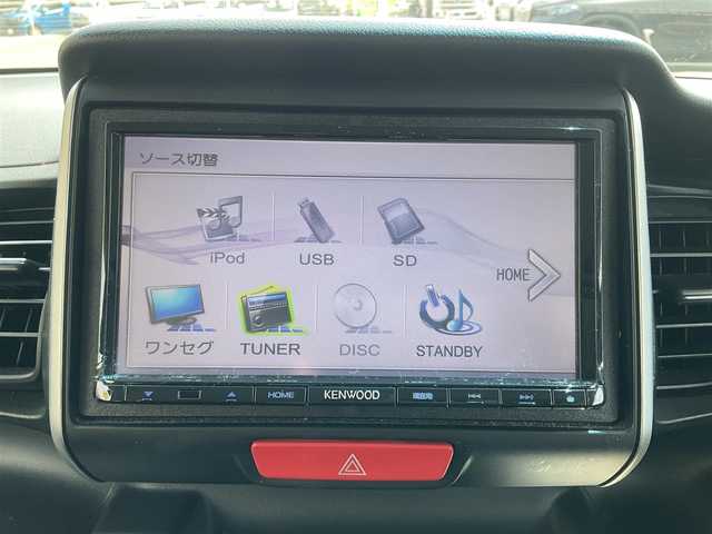 ホンダ Ｎ ＢＯＸ G Lパッケージ 滋賀県 2014(平26)年 11万km スマートブラック ケンウッド7インチナビ/CD、ワンセグテレビ/バックカメラ/ETC/片側パワースライドドア/フロアマット/プッシュスタート/ドアバイザー/ウィンカーミラー/取扱説明書/保証書