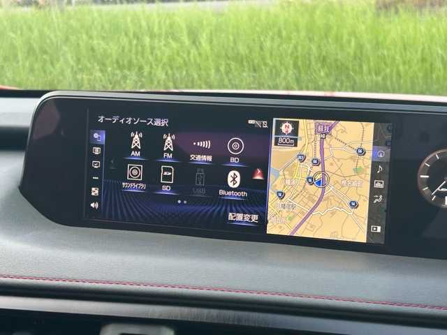 レクサス ＵＸ 250h Fスポーツ 千葉県 2020(令2)年 3.4万km マダーレッド 純正ナビ/CD/DVD/Bluetooth/フルセグTV/バックカメラ/ETC2.0/置くだけ充電/サンルーフ/パワーバックドア/赤革シート/前席パワーシート/前席シートヒーター/レクサスセーフティシステム/プリクラッシュセーフティ/ブラインドスポットモニター/レーダークルーズコントロール/オートマチックハイビーム/コーナーセンサー/純正18インチアルミホイール/純正フロアマット/保証書