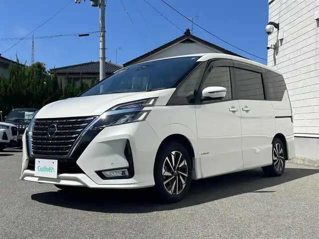 日産 セレナ ハイウェイスター V 山形県 2020(令2)年 3万km ブリリアントホワイトパール 純正10インチナビ/Bluetooth/ナビ連動ドライブレコーダー/プロパイロット/全方位カメラ/レーダークルーズコントロール/両側パワースライドドア/フルセグTV/Wエアコン＆リヤヒーターダクト/純正アルミホイール/フロアマット/USBポート/LEDヘッドライト/ビルトインETC