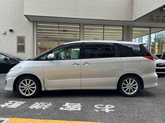 トヨタ エスティマ アエラス Gエディション 静岡県 2010(平22)年 8万km シルバーM 純正ナビ/フルセグTV/DVD/CD/SD/BT/バックカメラ/両側パワースライドドア/クルーズコントロール/ビルトインETC/HIDヘッドライト/ステアリングスイッチ/純正17インチAW/保証書/取扱説明書/ナビ取扱説明書/H27/28/29/30/R1/3/5点検記録簿有