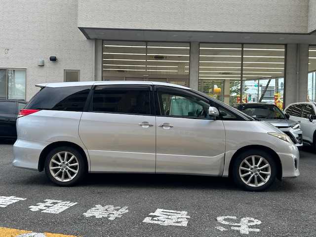 トヨタ エスティマ アエラス Gエディション 静岡県 2010(平22)年 8万km シルバーM 純正ナビ/フルセグTV/DVD/CD/SD/BT/バックカメラ/両側パワースライドドア/クルーズコントロール/ビルトインETC/HIDヘッドライト/ステアリングスイッチ/純正17インチAW/保証書/取扱説明書/ナビ取扱説明書/H27/28/29/30/R1/3/5点検記録簿有