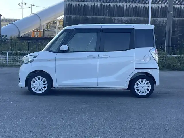 日産 デイズ ルークス X 山形県 2017(平29)年 4.6万km ホワイトパール 衝突被害軽減システム/純正ディスプレイオーディオ/　　【BT AM/FM iPod】/アラウンドビューモニター/両側パワースライドドア/アイドリングストップ/ステアリングスイッチ/電動格納ミラー/インテリジェントルームミラー/フロアマット/ドアバイザ―/インテリジェントキー×2