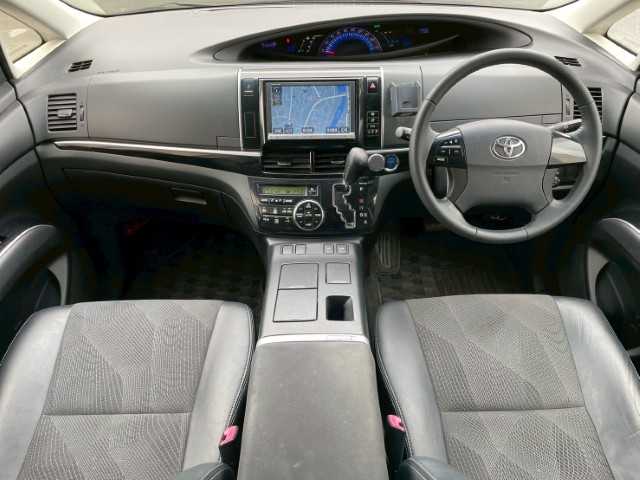 トヨタ エスティマ ハイブリッド アエラス プレミアムエディション 岩手県 2014(平26)年 6万km ブラック AIS検査済み/【2510037629】/純正HDDナビ/ステアリングリモコン/電格ミラー/フォグライト/純正フリップダウン/オートライト/運転席パワーシート/社外フロアマット/ETC