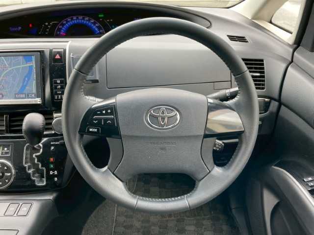 トヨタ エスティマ ハイブリッド アエラス プレミアムエディション 岩手県 2014(平26)年 6万km ブラック AIS検査済み/【2510037629】/純正HDDナビ/ステアリングリモコン/電格ミラー/フォグライト/純正フリップダウン/オートライト/運転席パワーシート/社外フロアマット/ETC