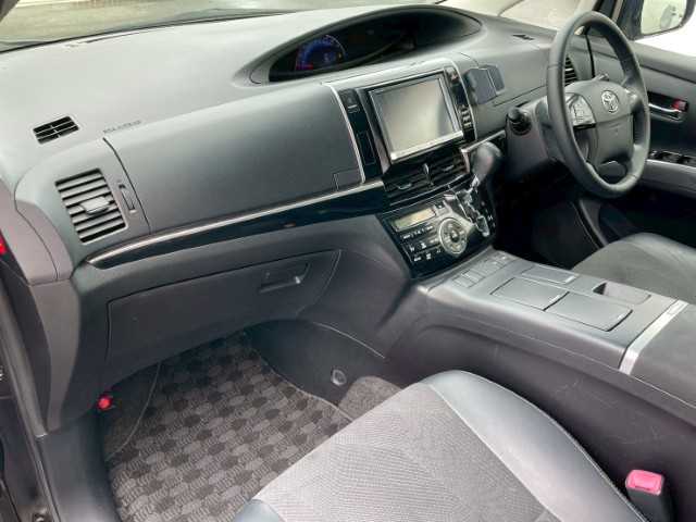 トヨタ エスティマ ハイブリッド アエラス プレミアムエディション 岩手県 2014(平26)年 6万km ブラック AIS検査済み/【2510037629】/純正HDDナビ/ステアリングリモコン/電格ミラー/フォグライト/純正フリップダウン/オートライト/運転席パワーシート/社外フロアマット/ETC