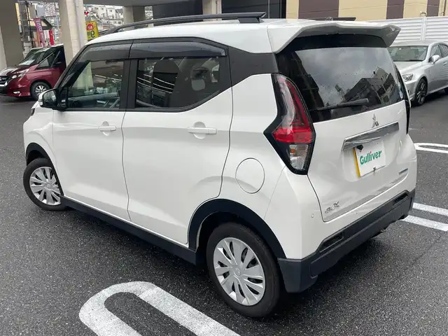 三菱 ｅＫクロス M 広島県 2019(令1)年 3.4万km シルキーホワイト /登録時走行距離/　　　　　　　33812キロ/アイドリングストップ/社外ナビ/地デジ/ルーフレール/オートライト/スペアキー×１/ETC/新車時整備手帳/　　【保証書】/取扱説明書/