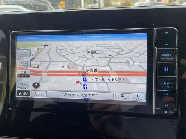 三菱 ｅＫクロス M 広島県 2019(令1)年 3.4万km シルキーホワイト /登録時走行距離/　　　　　　　33812キロ/アイドリングストップ/社外ナビ/地デジ/ルーフレール/オートライト/スペアキー×１/ETC/新車時整備手帳/　　【保証書】/取扱説明書/