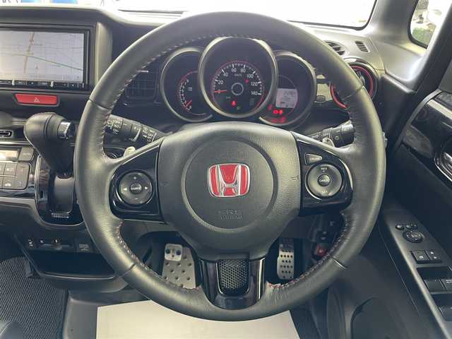 ホンダ Ｎ ＢＯＸ カスタム G ターボSSパッケージ 富山県 2017(平29)年 4.3万km ブリリアントスポーティブルーメタリック2トーン 社外ナビ(AM/FM/CD/DVD/BT/AUX/iPod)/フルセグTV/バックカメラ/クルーズコントロール/衝突軽減ブレーキ/前席シートヒーター/両側パワースライドドア/前後ドライブレコーダー/社外AW/純正フロアマット/LEDヘッドライト/サンシェード/フルフラットシート/ETC/オートライト/パドルシフト/スマートキー/プッシュスタート/取扱説明書/保証書