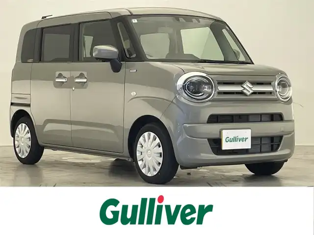 スズキ ワゴンＲ スマイル HYBRID S リミテッド 滋賀県 2024(令6)年 0.3万km モスグレーメタリック 純正9型ナビ/CD/DVD/Bluetooth/フルセグTV/全方位カメラ/スズキセーフティサポート/シートヒーター/両側パワースライドドア/プッシュスタート/スマートキー/LEDヘッドライト