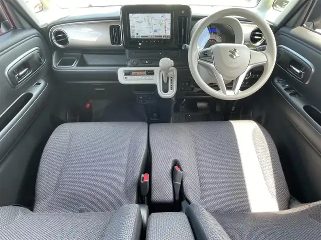 スズキ ワゴンＲ スマイル HYBRID S リミテッド 滋賀県 2024(令6)年 0.3万km モスグレーメタリック 純正9型ナビ/CD/DVD/Bluetooth/フルセグTV/全方位カメラ/スズキセーフティサポート/シートヒーター/両側パワースライドドア/プッシュスタート/スマートキー/LEDヘッドライト