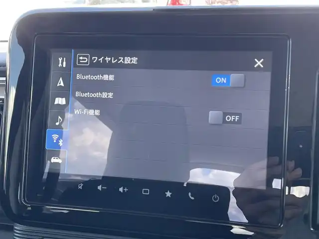 スズキ ワゴンＲ スマイル HYBRID S リミテッド 滋賀県 2024(令6)年 0.3万km モスグレーメタリック 純正9型ナビ/CD/DVD/Bluetooth/フルセグTV/全方位カメラ/スズキセーフティサポート/シートヒーター/両側パワースライドドア/プッシュスタート/スマートキー/LEDヘッドライト