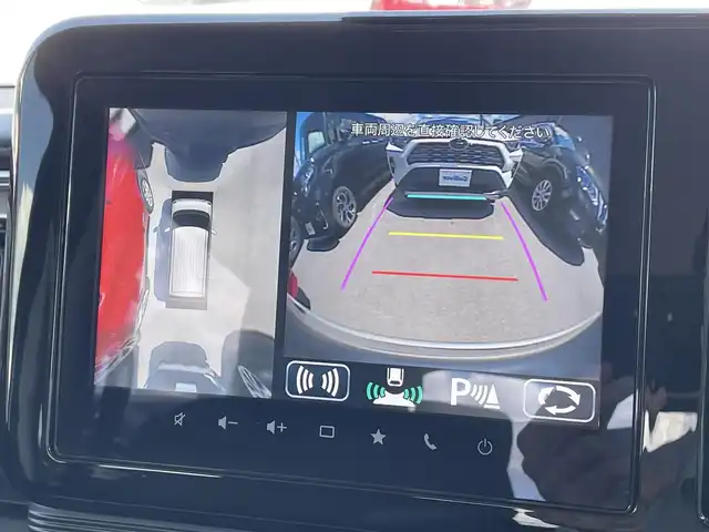 スズキ ワゴンＲ スマイル HYBRID S リミテッド 滋賀県 2024(令6)年 0.3万km モスグレーメタリック 純正9型ナビ/CD/DVD/Bluetooth/フルセグTV/全方位カメラ/スズキセーフティサポート/シートヒーター/両側パワースライドドア/プッシュスタート/スマートキー/LEDヘッドライト