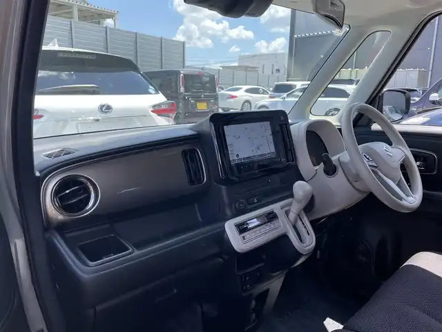 スズキ ワゴンＲ スマイル HYBRID S リミテッド 滋賀県 2024(令6)年 0.3万km モスグレーメタリック 純正9型ナビ/CD/DVD/Bluetooth/フルセグTV/全方位カメラ/スズキセーフティサポート/シートヒーター/両側パワースライドドア/プッシュスタート/スマートキー/LEDヘッドライト