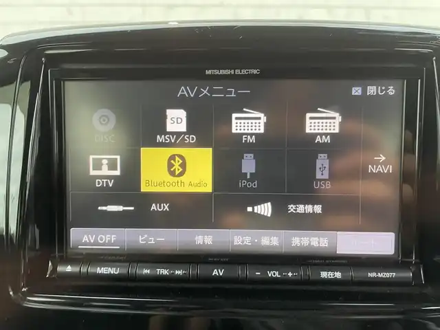 スズキ スペーシア カスタム GS 静岡県 2015(平27)年 4.9万km スチールシルバーM /社外ナビ/地デジTV//社外CD/DVD/Bluetooth//パワースライドドア//ディスチャージ//衝突軽減ブレーキ//オートライト//ドライブレコーダー//社外14インチAW//スマートキー//シートヒーター
