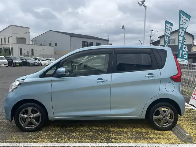 日産 デイズ X 宮城県 2015(平27)年 1.7万km アイスブルー CDオーディオ/360度、バックカメラ付バックミラー/社外スタッドレス(155/65R14)/電動格納ミラー/オートライト/プッシュスタートボタン/スペアキー×１/プリクラッシュセーフティ/純正マット　