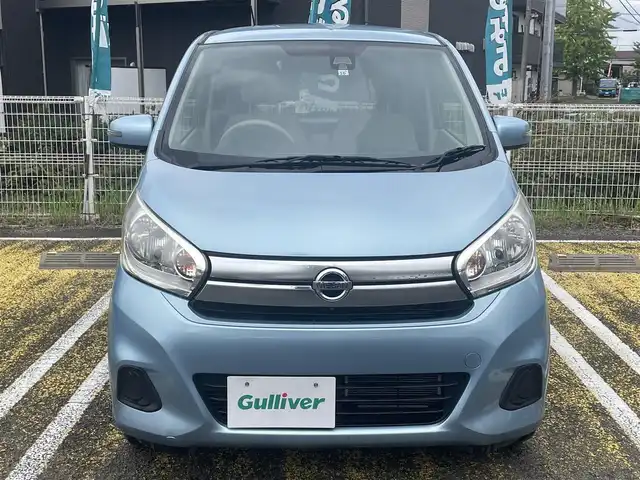 日産 デイズ X 宮城県 2015(平27)年 1.7万km アイスブルー CDオーディオ/360度、バックカメラ付バックミラー/社外スタッドレス(155/65R14)/電動格納ミラー/オートライト/プッシュスタートボタン/スペアキー×１/プリクラッシュセーフティ/純正マット　