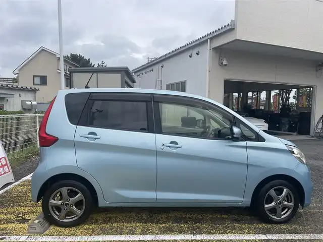 日産 デイズ X 宮城県 2015(平27)年 1.7万km アイスブルー CDオーディオ/360度、バックカメラ付バックミラー/社外スタッドレス(155/65R14)/電動格納ミラー/オートライト/プッシュスタートボタン/スペアキー×１/プリクラッシュセーフティ/純正マット　