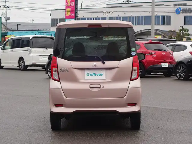 三菱 ｅＫスペース G 山形県 2014(平26)年 4.9万km サクラピンクメタリック メモリナビ/　　【CD DVD BT フルセグ USB】/バックカメラ/両側パワースライドドア/アイドリングストップ/インテリジェントルームミラー/電動格納ミラー/純正フロアマット/ドアバイザ―/スマートキー/スペアキー