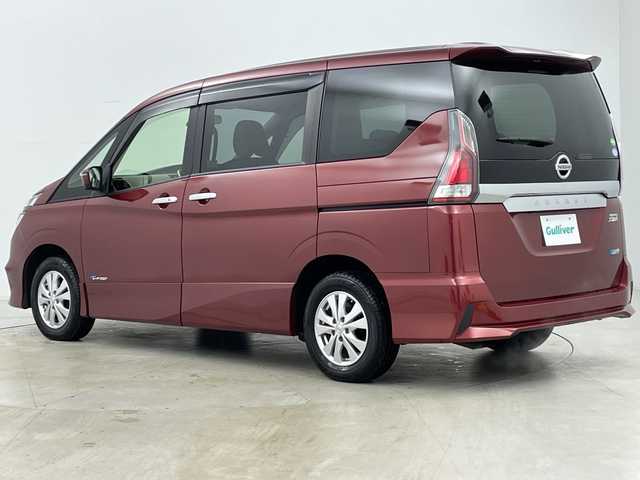 日産 セレナ ハイウェイスター 道央・札幌 2016(平28)年 7万km マルーンレッド ・４WD/・純正ナビ（TV＆CD＆DVD＆BT＆SD）/・全方位モニター/・エマージェンシーブレーキ/・アイドリングストップ/・純正フリップダウンモニター/・クルーズコントロール/・両側パワースライドドア/・ビルトインETC/・オートライト/・ハロゲンヘッドライト/・スマートキー