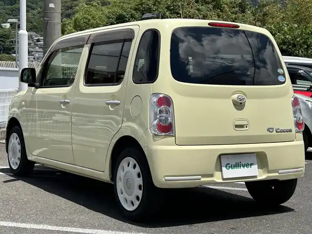 ダイハツ ミラ ココア X 長崎県 2016(平28)年 7.3万km コットンアイボリー 純正SDナビ(FM/AM/BT/CD/DVD)/スマートキー/ETC/前方ドラレコ/純正フロアマット/ヘッドランプマニュアルレベリングスイッチ/ecoIDLE/ISOFIX/ABS/SRSダブルエアバッグ/バックカメラ/取扱説明書/記録簿/保証書/盗難防止装置/シートアレンジ/イモビライザー機能