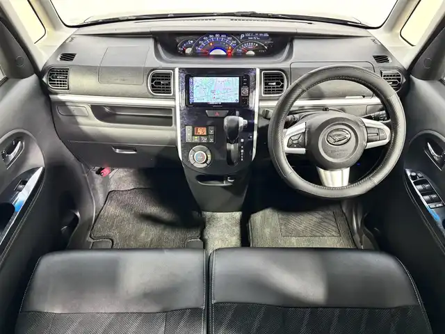 ダイハツ タント カスタムRS トップED LTD SAⅢ 大阪府 2018(平30)年 4.5万km ブラックマイカメタリック 純正ナビ(フルセグ/DVD再生/Bluetooth) 360カメラ ETC 両側パワースライドドア ハーフレザー シートヒーター 衝突軽減 オートハイビーム スマートキー プッシュスタート