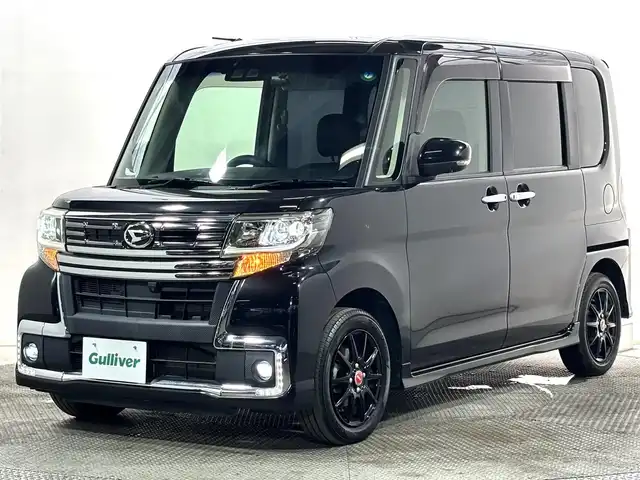 ダイハツ タント カスタムRS トップED LTD SAⅢ 大阪府 2018(平30)年 4.5万km ブラックマイカメタリック 純正ナビ(フルセグ/DVD再生/Bluetooth) 360カメラ ETC 両側パワースライドドア ハーフレザー シートヒーター 衝突軽減 オートハイビーム スマートキー プッシュスタート
